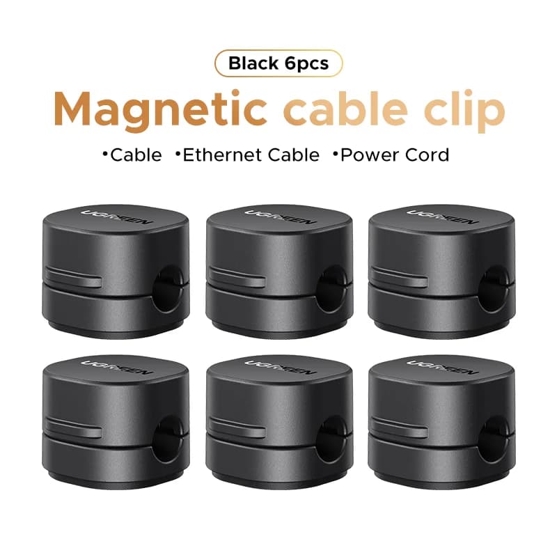 Clip magnetici per gestione cavi da scrivania