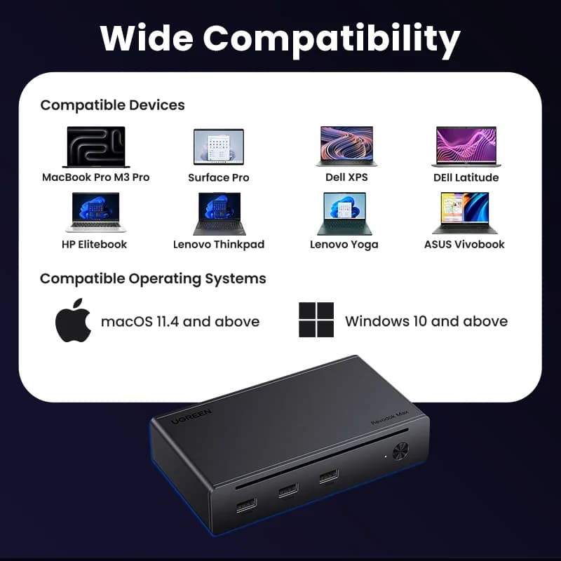 Docking Station Thunderbolt 4 8-in-1 con uscita 8K