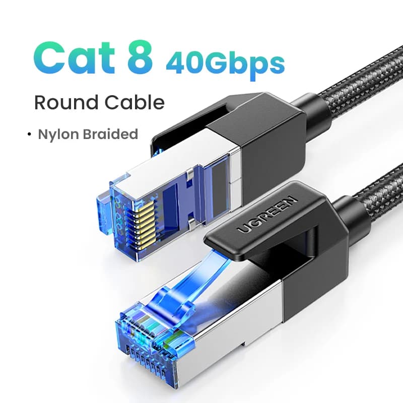 Cavo Ethernet Cat8, Cavo LAN intrecciato 40Gbps