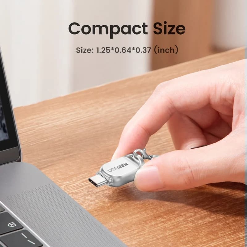 Lettore di schede Micro SD con USB-C, USB 3.0 OTG