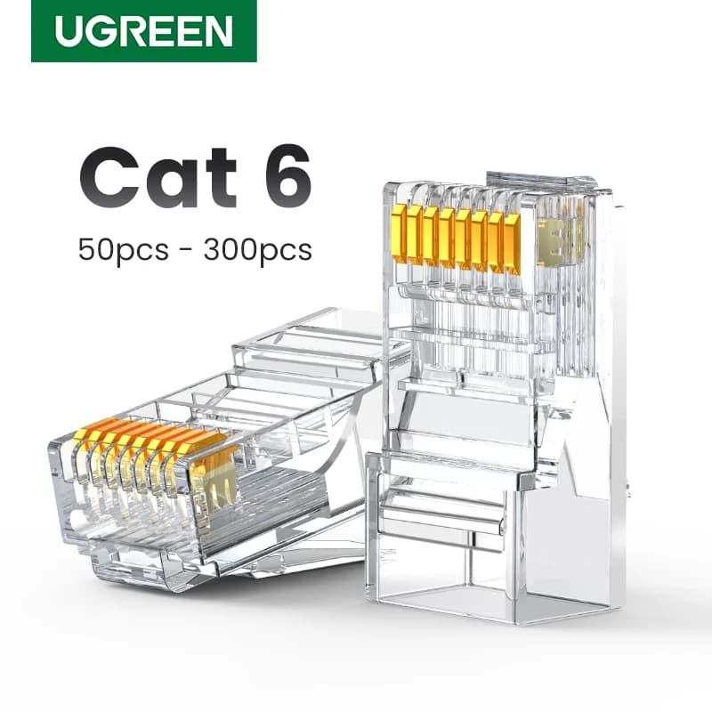 Connettori RJ45 per cavi di rete Ethernet Cat6
