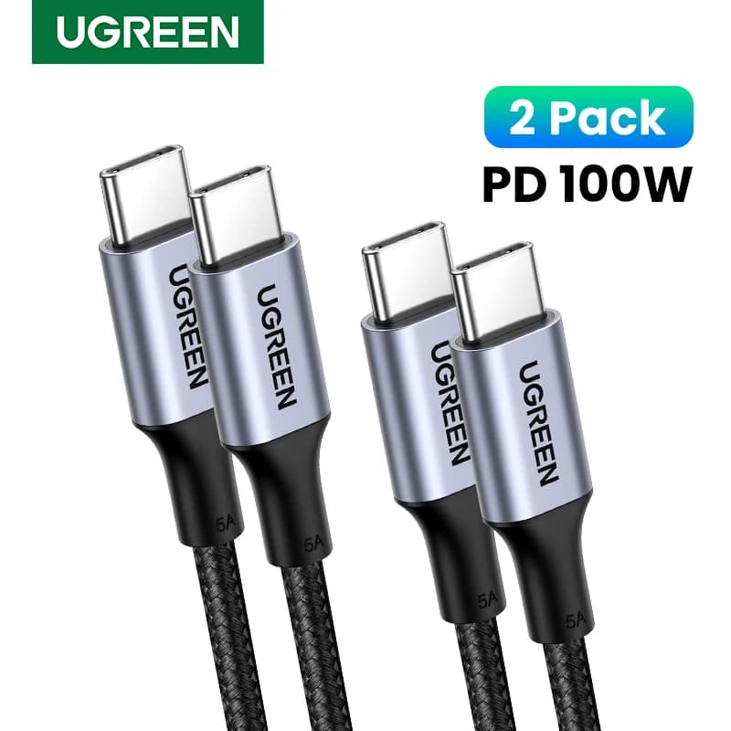 Set da 2 Cavi USB-C a USB-C PD 100W