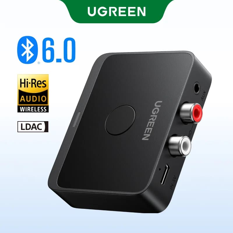Ricevitore Audio Bluetooth 6.0, 3.5mm e RCA