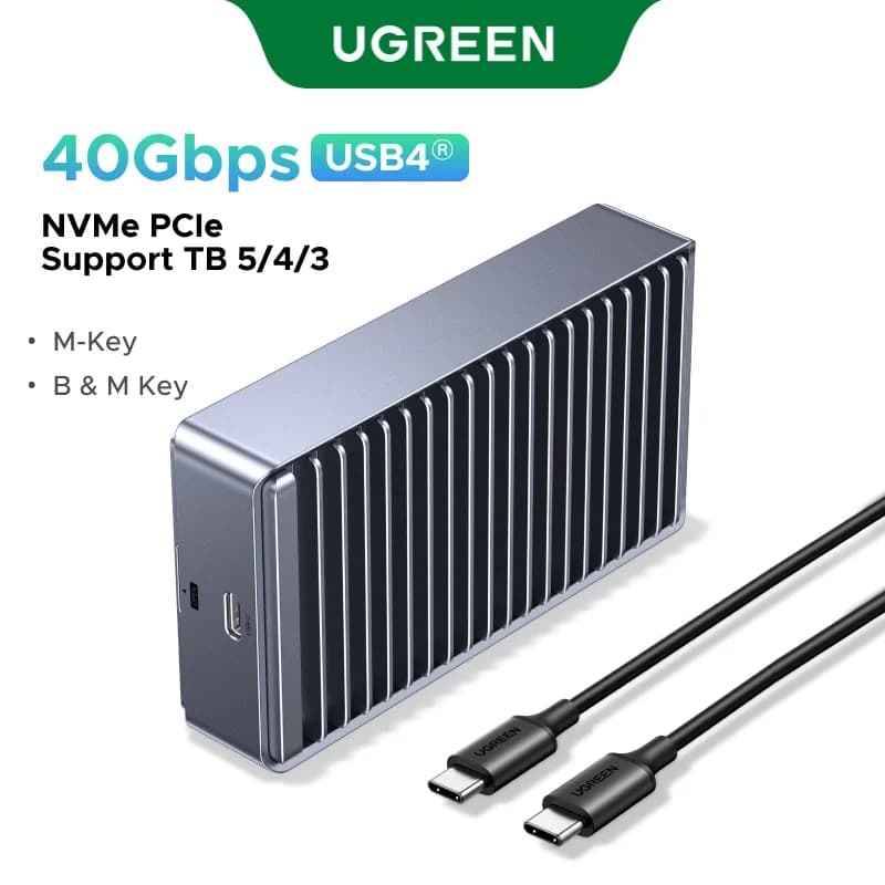 Case SSD M.2 NVMe USB4, 40Gbps, Thunderbolt