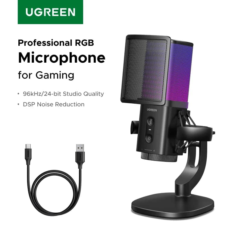 Microfono USB con Muto Touch e Illuminazione RGB