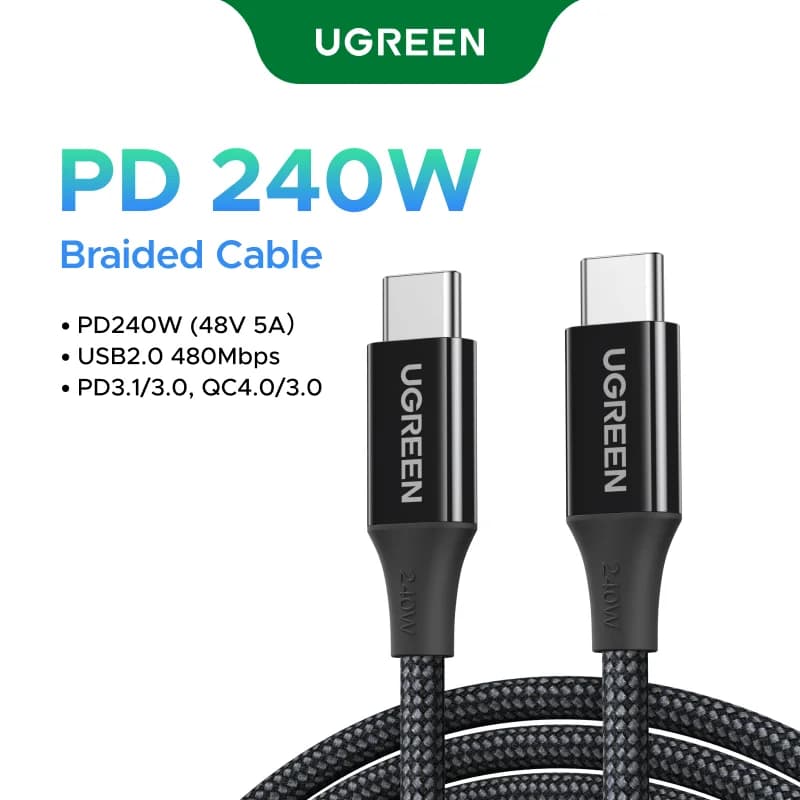 Cavo di ricarica rapida USB-C a USB-C 240W