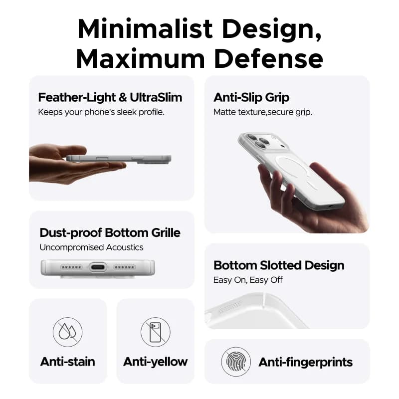 Custodia Magnetica Antishock per iPhone Pro Max