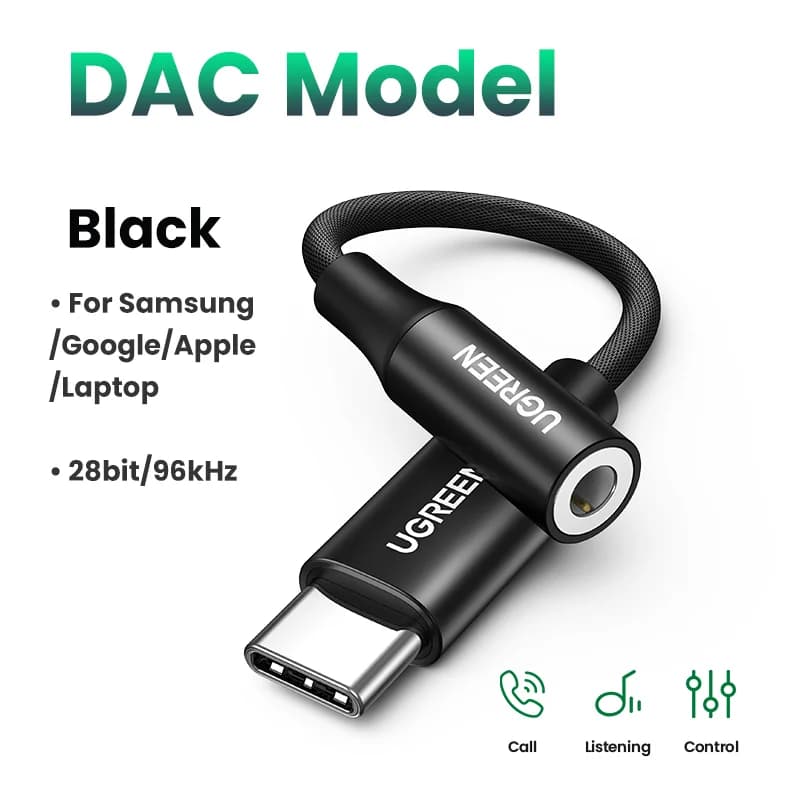 Adattatore Cuffie USB-C a 3.5mm DAC
