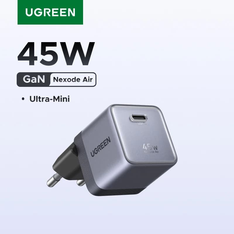 Caricatore USB-C GaN 45W, Ricarica Rapida Compatto
