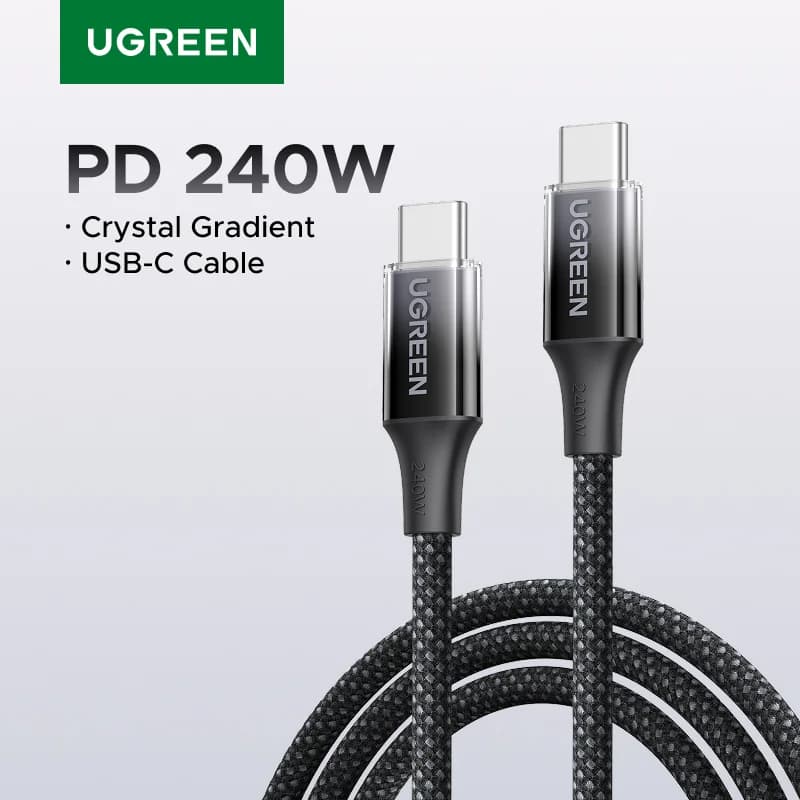 Cavo intrecciato USB-C ricarica rapida 240W