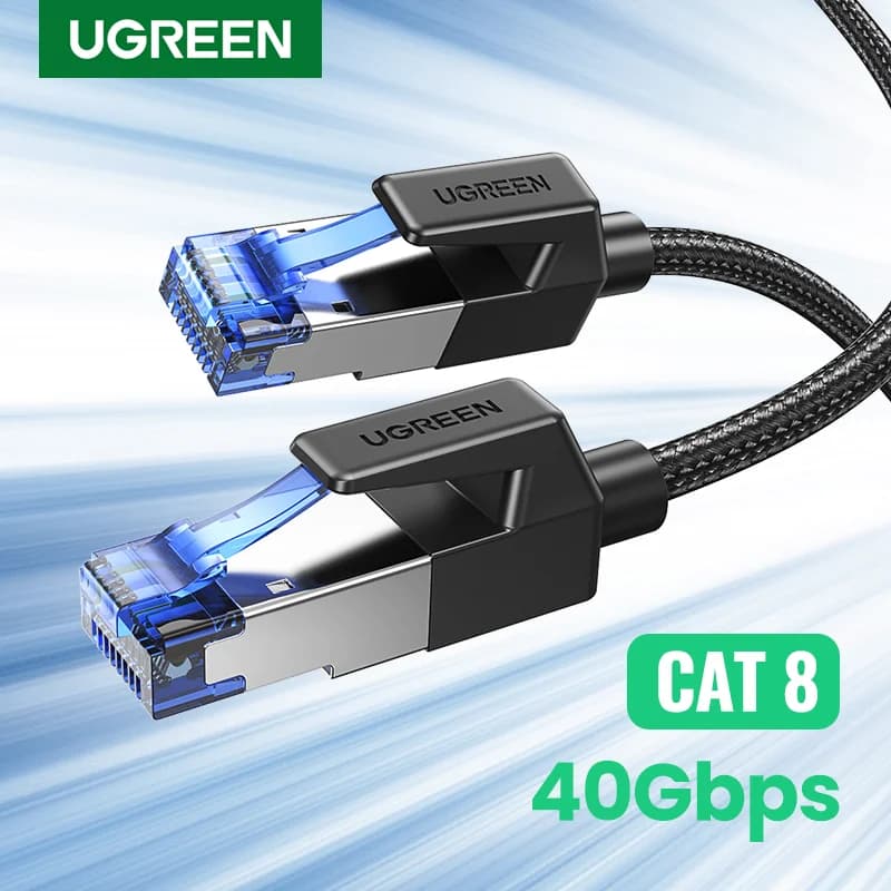 Cavo Ethernet LAN intrecciato Cat8 40Gbps