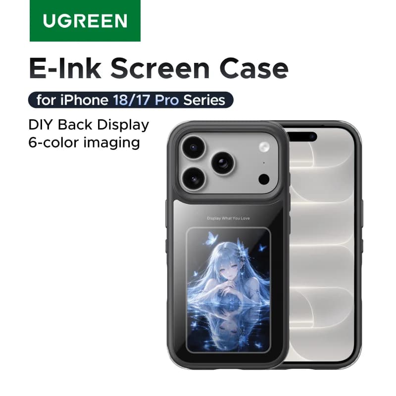 Cover magnetica con schermo E-Ink per iPhone Pro Max