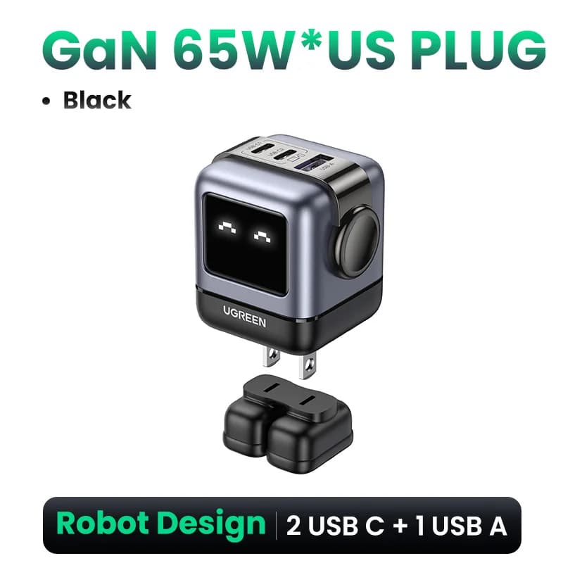 Caricatore rapido USB-C GaN 65W con PPS