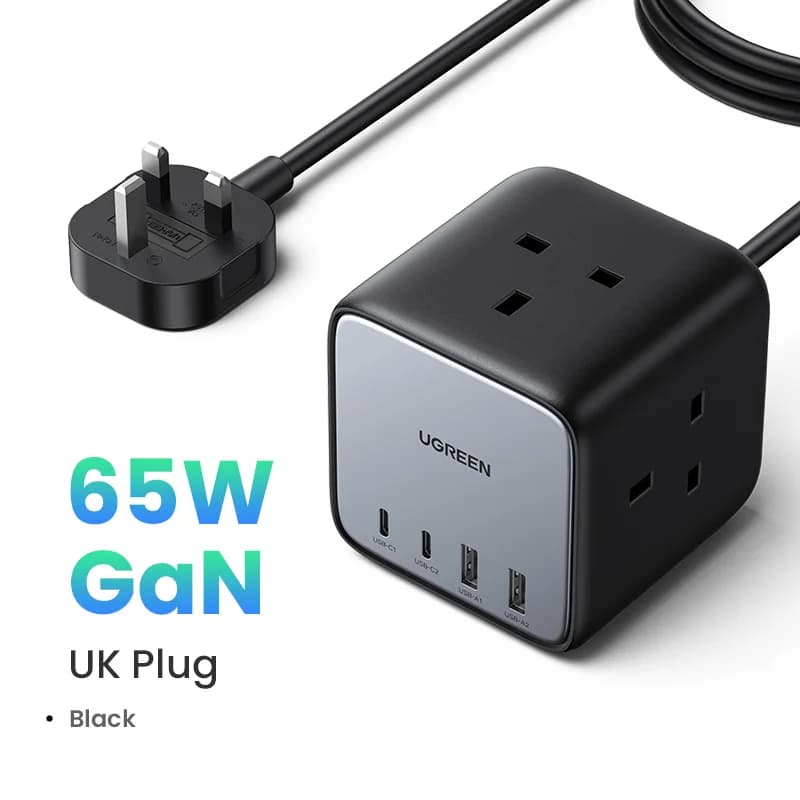 Stazione di ricarica desktop GaN 65W con USB-C