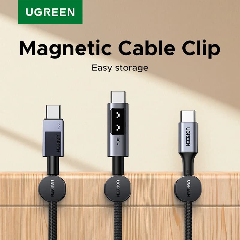 Clip magnetici per gestione cavi da scrivania