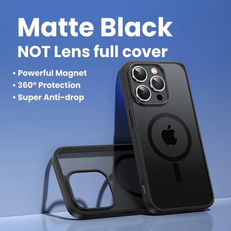 Custodia Magnetica Opaca Antiurto per iPhone