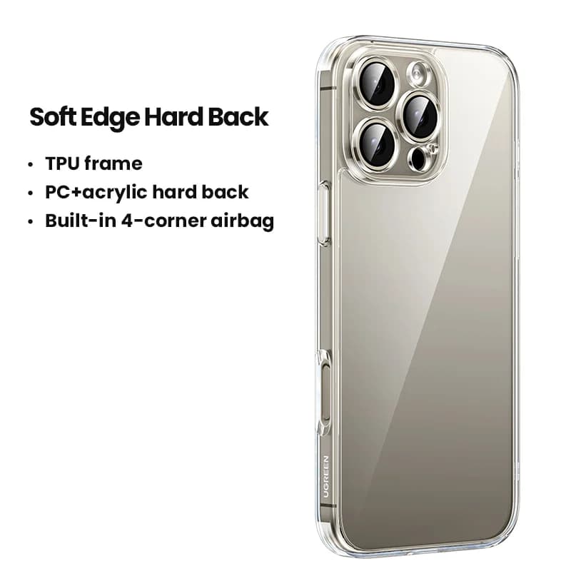 Cover protettiva trasparente antiurto per iPhone
