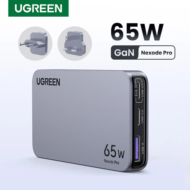 Caricatore USB-C GaN 65W con Quick Charge 4.0