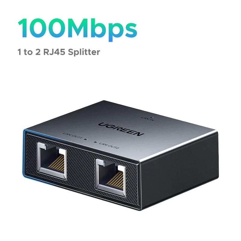 Splitter di rete Ethernet RJ45 da 1 a 2