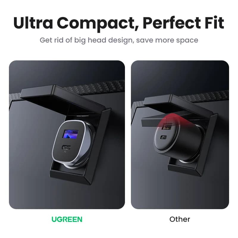 Caricatore auto USB-C con Quick Charge