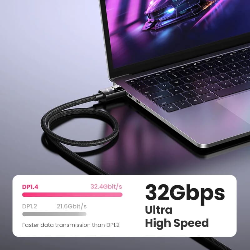 Cavo DisplayPort 1.4, 8K/60Hz, 32.4Gbps