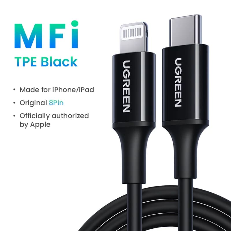 Cavo USB-C a Lightning, PD 20W, MFi