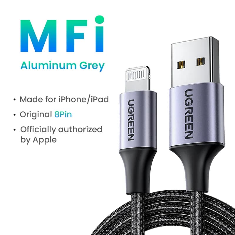 Cavo di ricarica rapida USB a Lightning certificato MFi