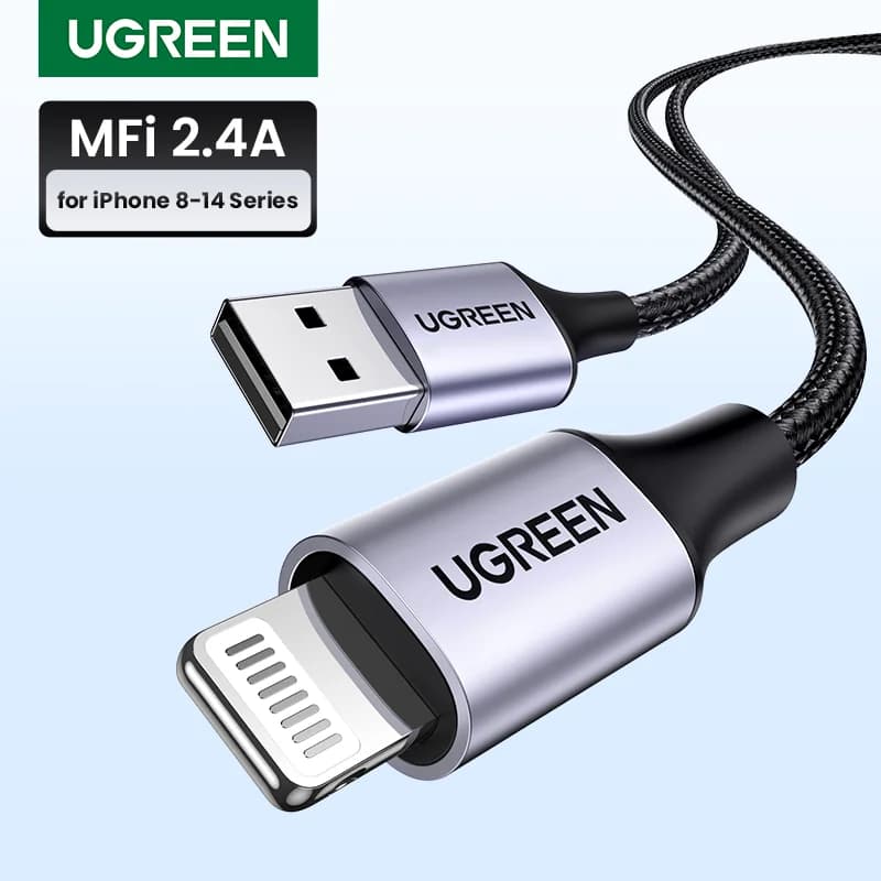 Cavo Lightning to USB Certificato MFi, Ricarica Rapida 2.4A