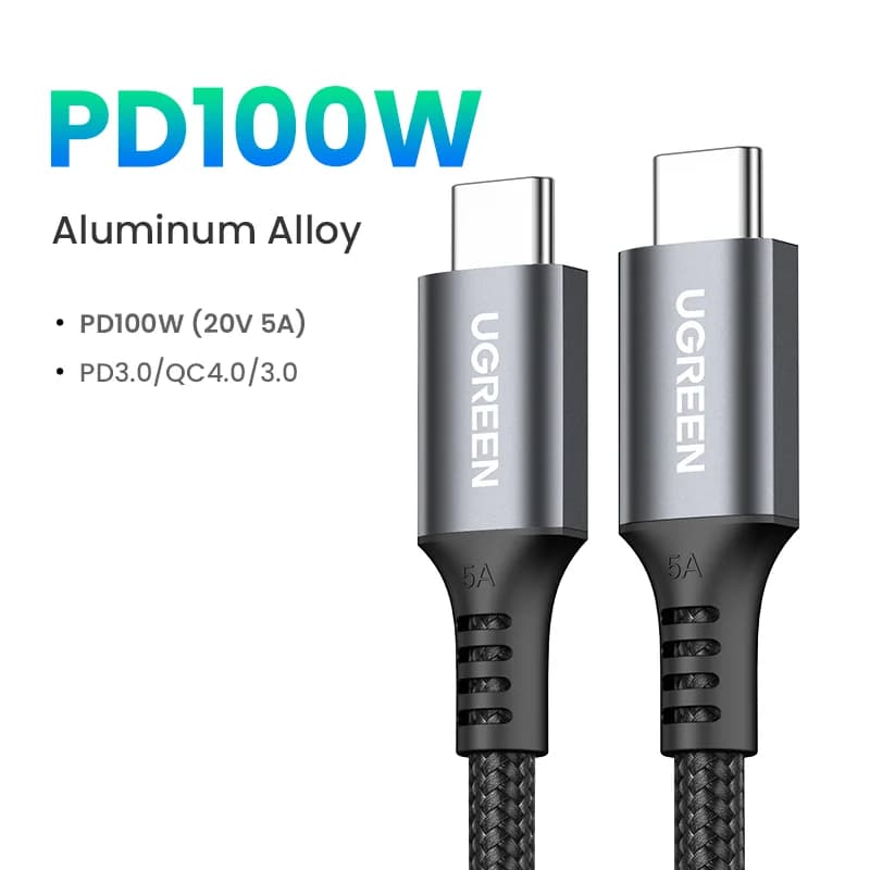 Cavo da USB-C a USB-C, PD 100W, 5A