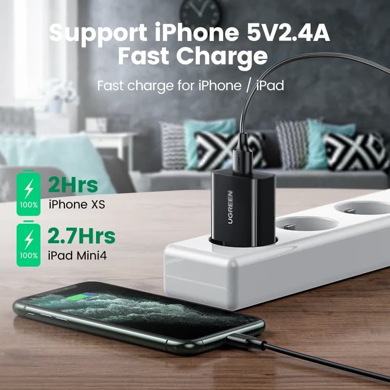 Caricatore da parete USB 18W con Quick Charge 3.0
