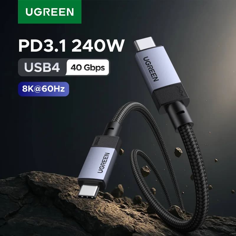 Cavo USB4, PD 240W e Trasferimento Dati 40Gbps