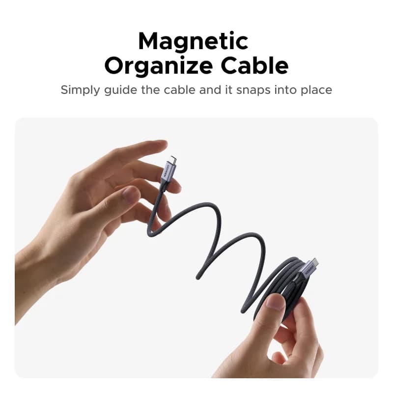 Cavo di ricarica intrecciato magnetico USB-C 240W