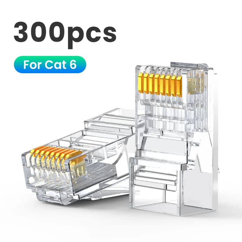 Connettori RJ45 per cavi di rete Ethernet Cat6