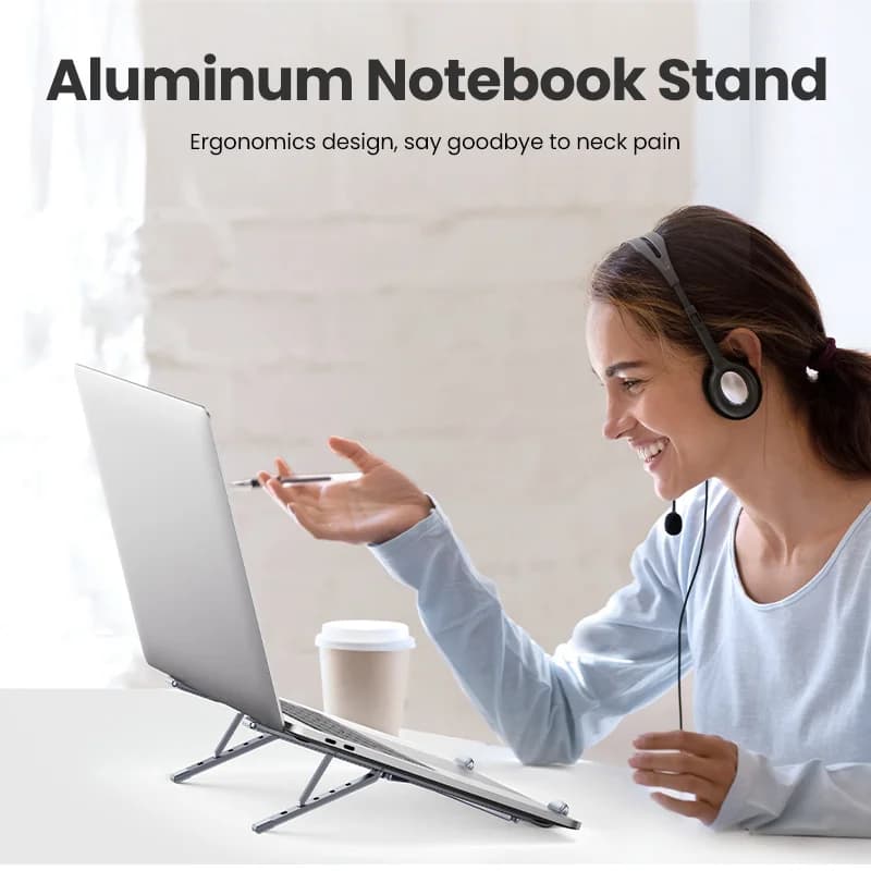 Supporto per laptop pieghevole in alluminio per MacBook