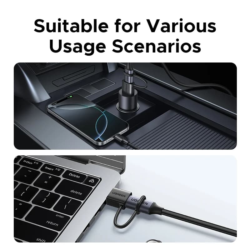Adattatore OTG da USB-A a USB-C, USB 3.1, 18W