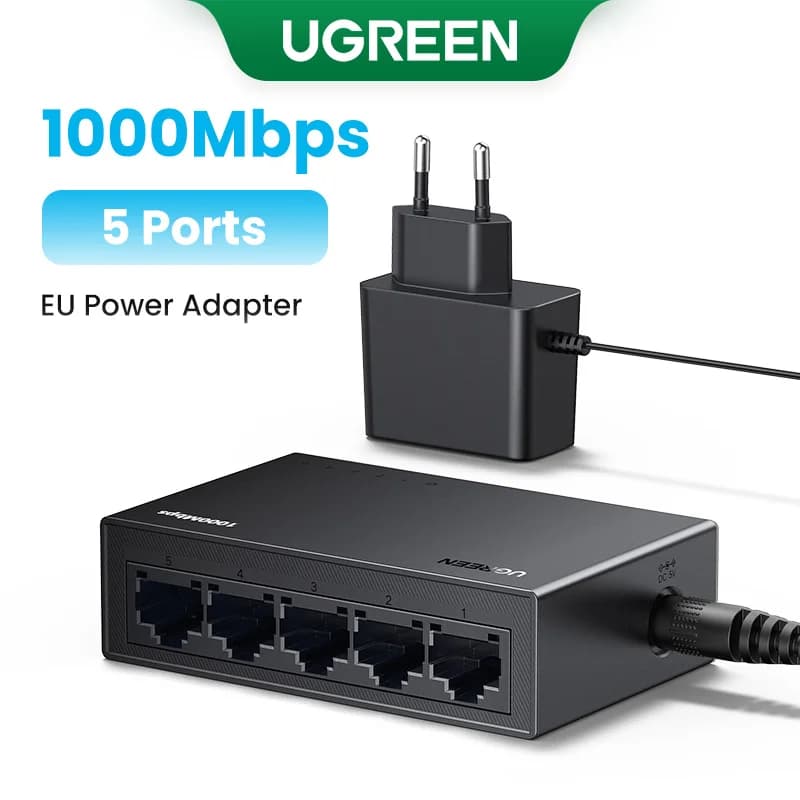 Switch di Rete Gigabit Ethernet a 5 Porte