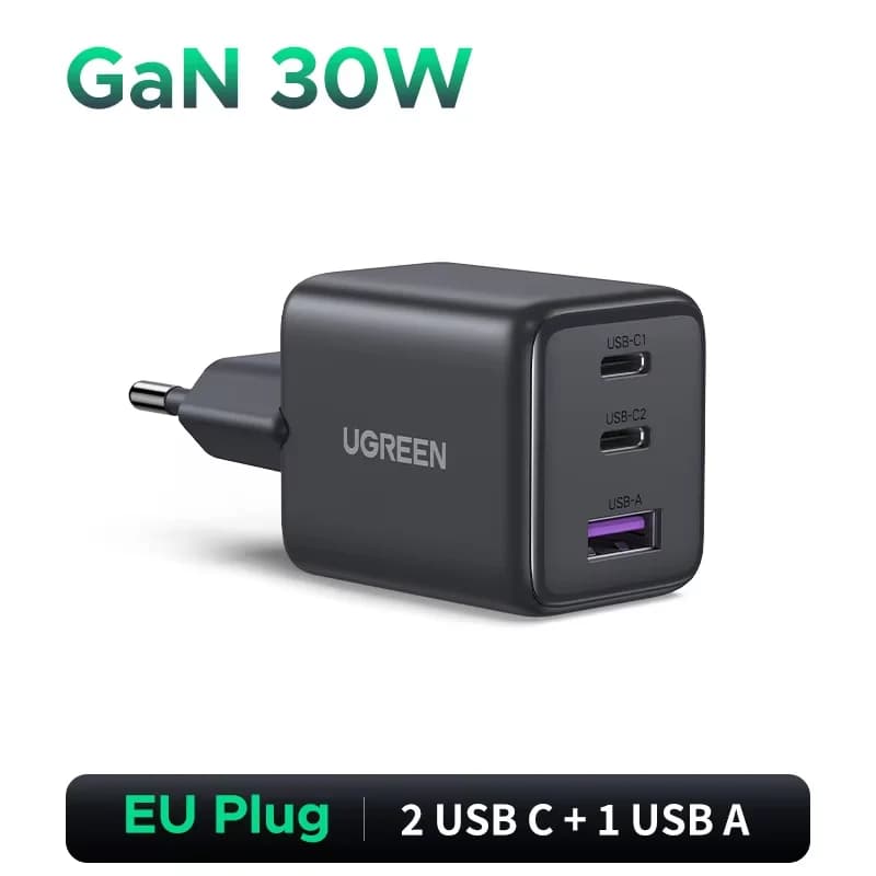 Caricatore da parete GaN USB-C 45W, Spina EU