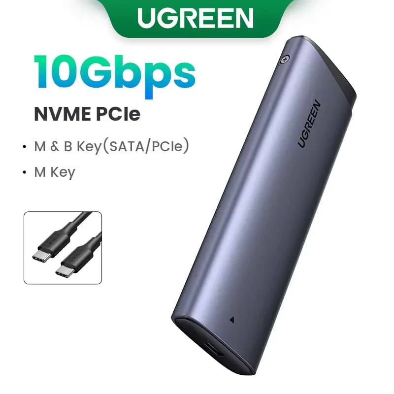 Case SSD M.2 NVMe/SATA Dual Protocollo