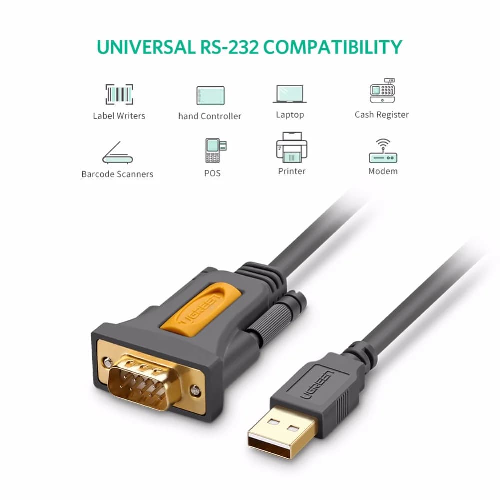 Cavo Adattatore Porta Seriale USB a RS232 DB9