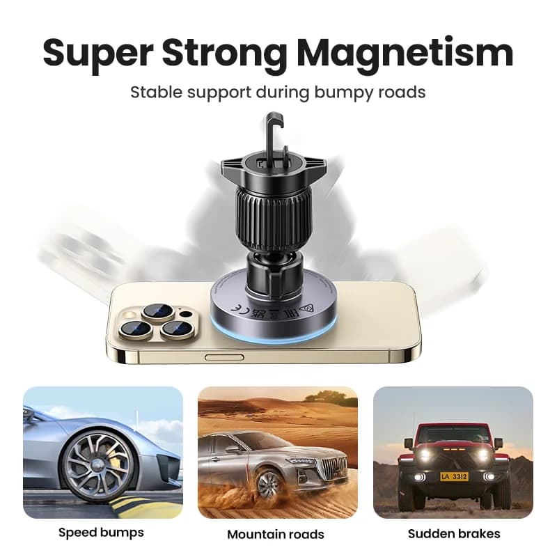 Supporto auto wireless magnetico Qi2, 25W