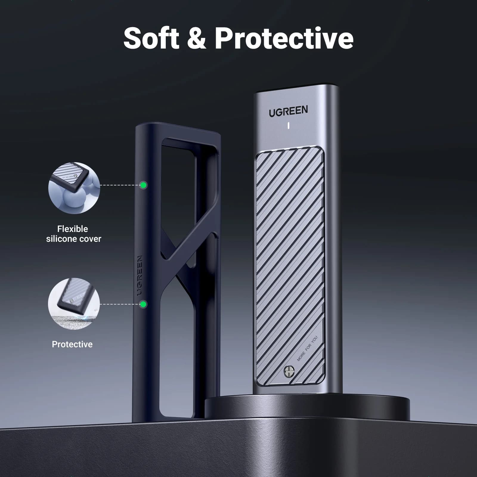 Case SSD M.2 NVMe USB-C 5Gbps