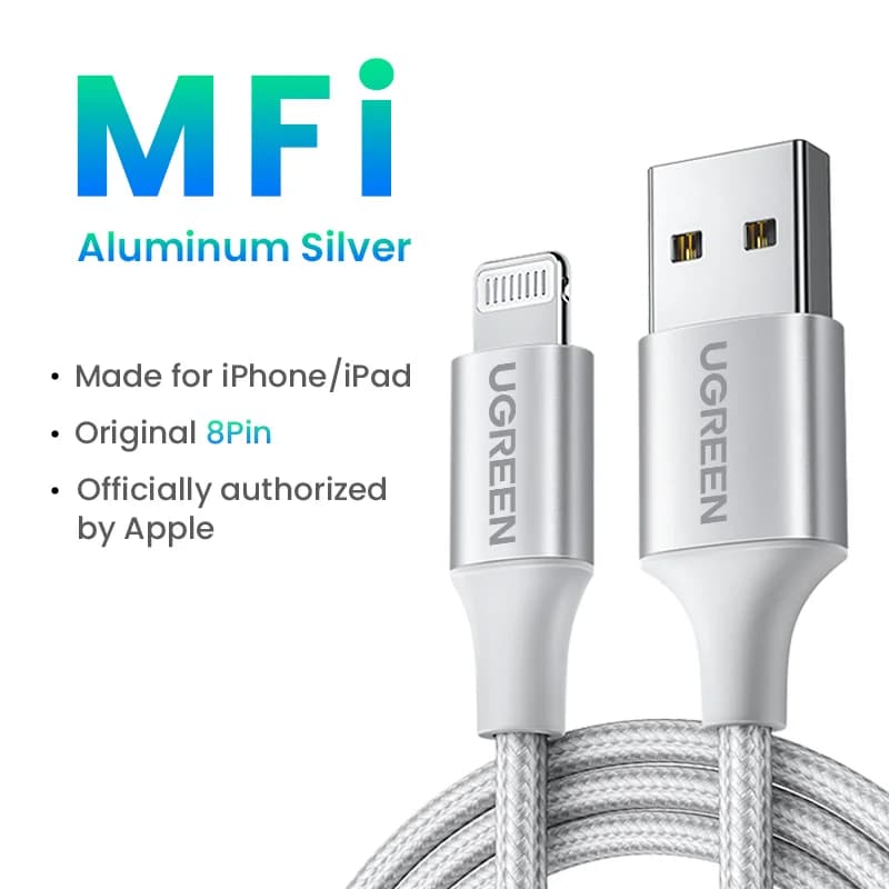 Cavo di ricarica rapida USB a Lightning certificato MFi