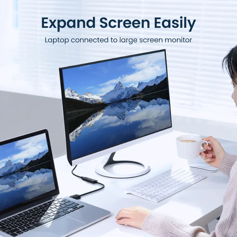 Adattatore Convertitore da DisplayPort a HDMI 4K
