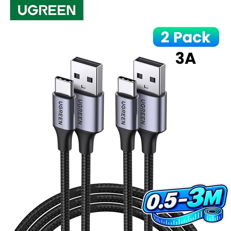 Cavo USB-C 2-Pack, 3A, 0.25-3m