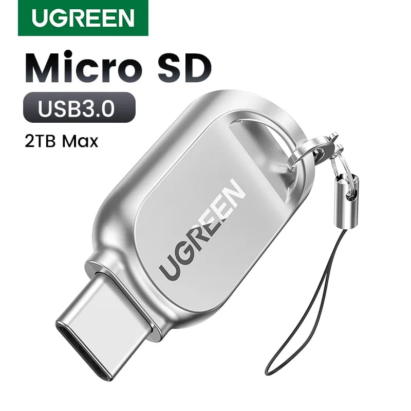 Lettore di schede Micro SD con USB-C, USB 3.0 OTG