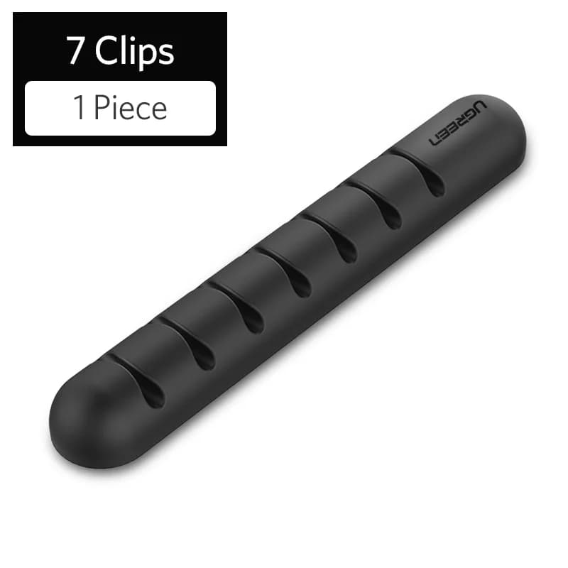 Clip Organizzacavi Silicone USB