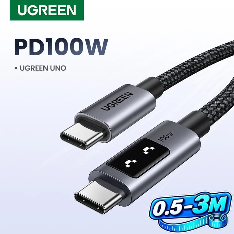 Cavo da USB-C a USB-C, PD 100W, 0.5-3m