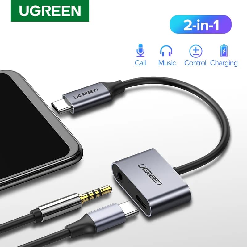 Cavo adattatore audio AUX da USB-C a 3.5mm